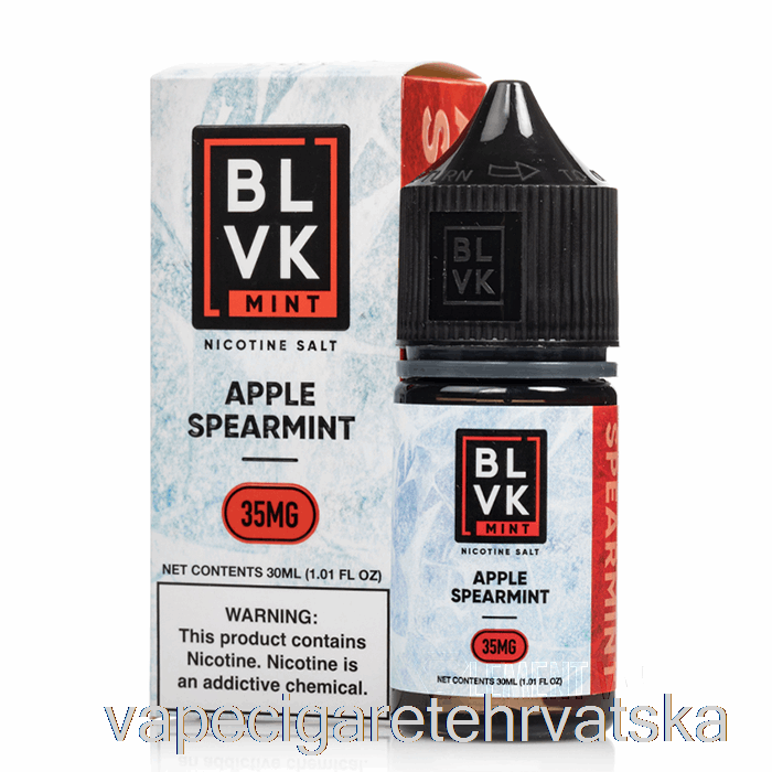 Vape Cigarete Jabuka Spearmint - Blvk Mint Soli - 30ml 50mg